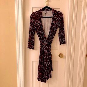 DNKY Wrap midi dress